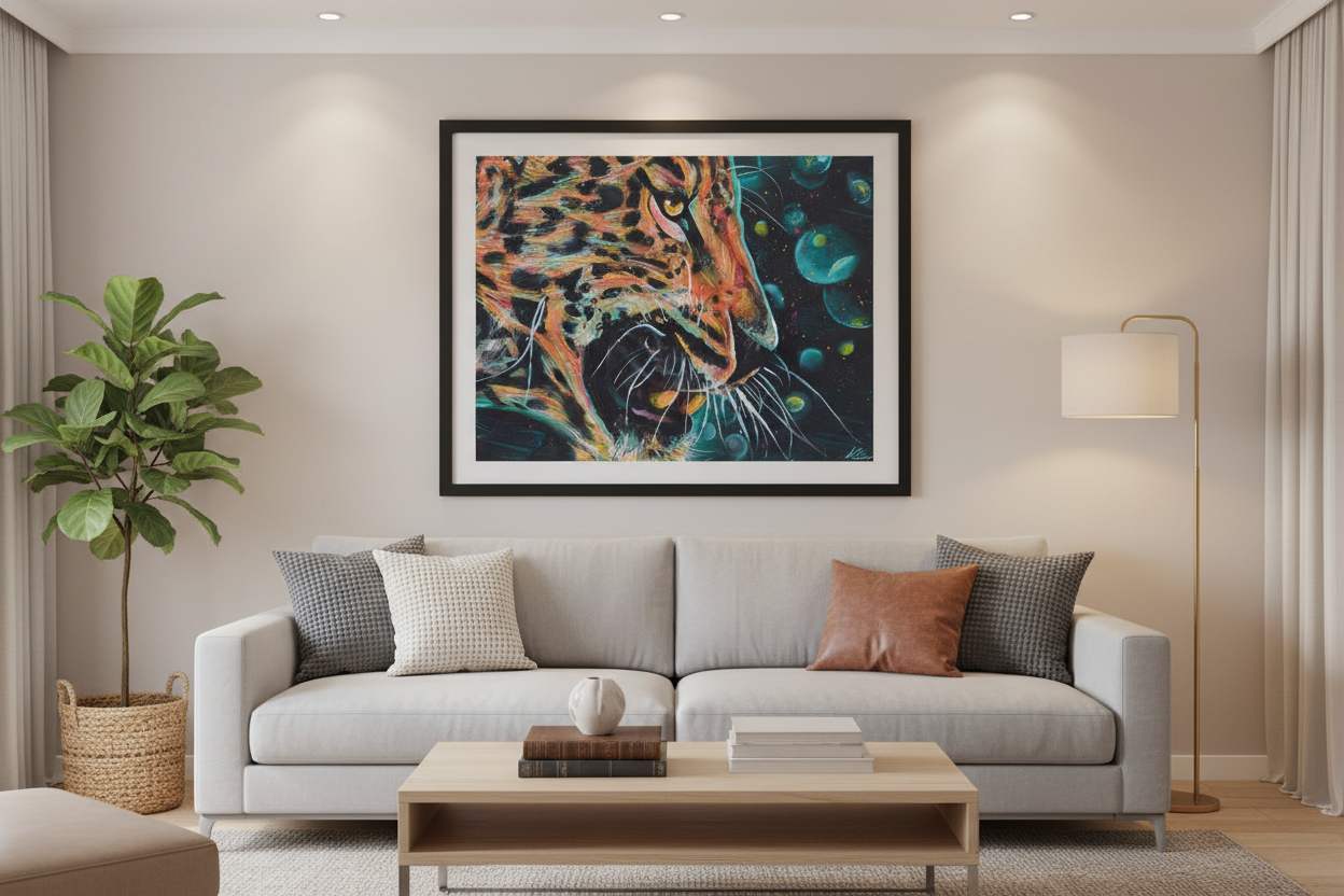 Jeremiah 13:23 Bible verse wall art print - Can the leopard change his spots scripture - Modern faith-based typography